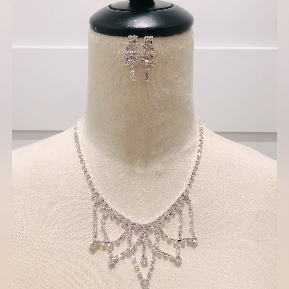 Czech Crystal Bridal Jewelry Set